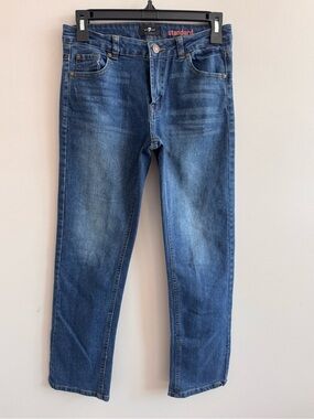 7 For All Mankind Standard Jeans Women’s 12 Blue Bootcut Stretch Denim
